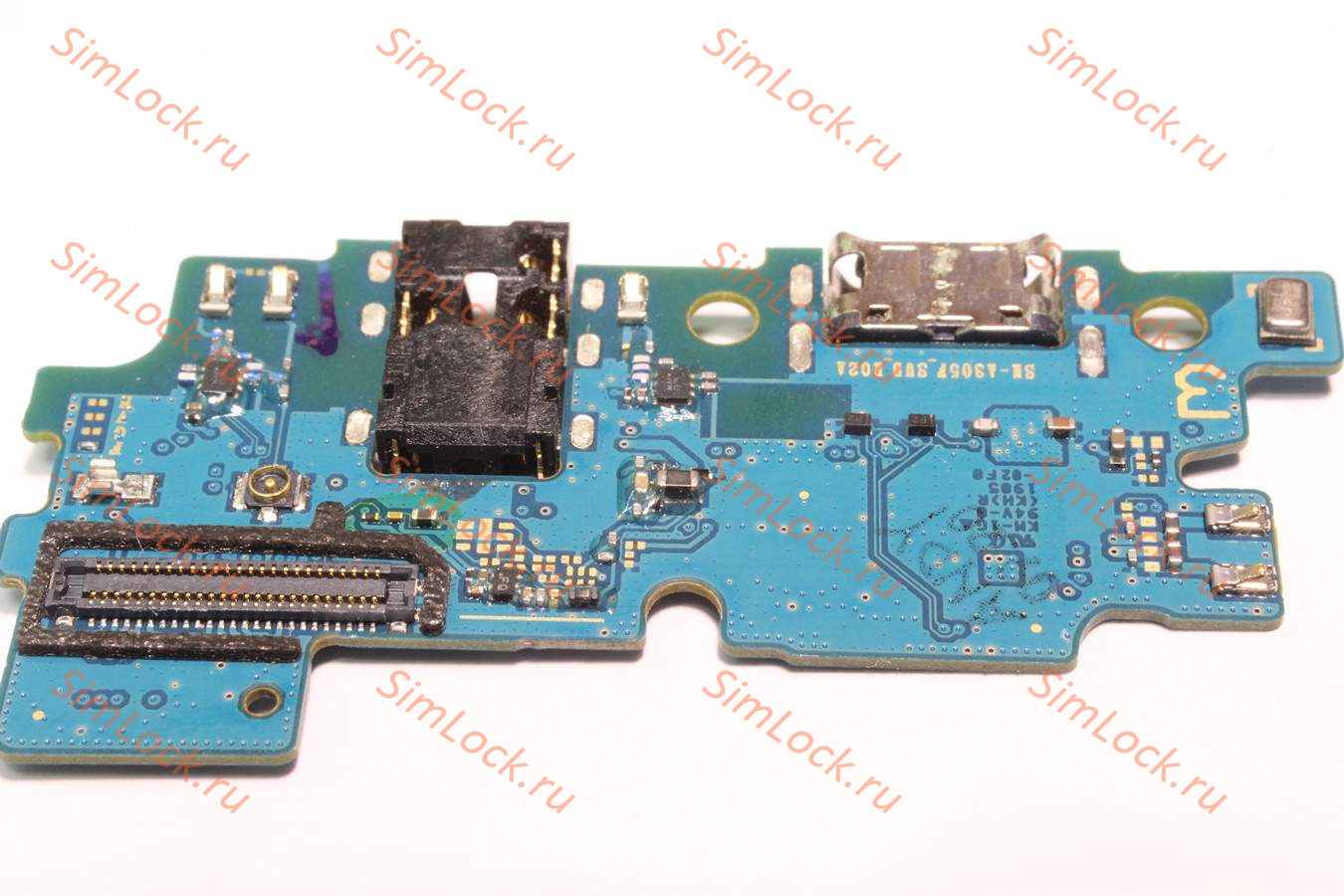 Нижняя плата (шлейф) Samsung A305FN Galaxy A30 с разъемом зарядки, К-1
