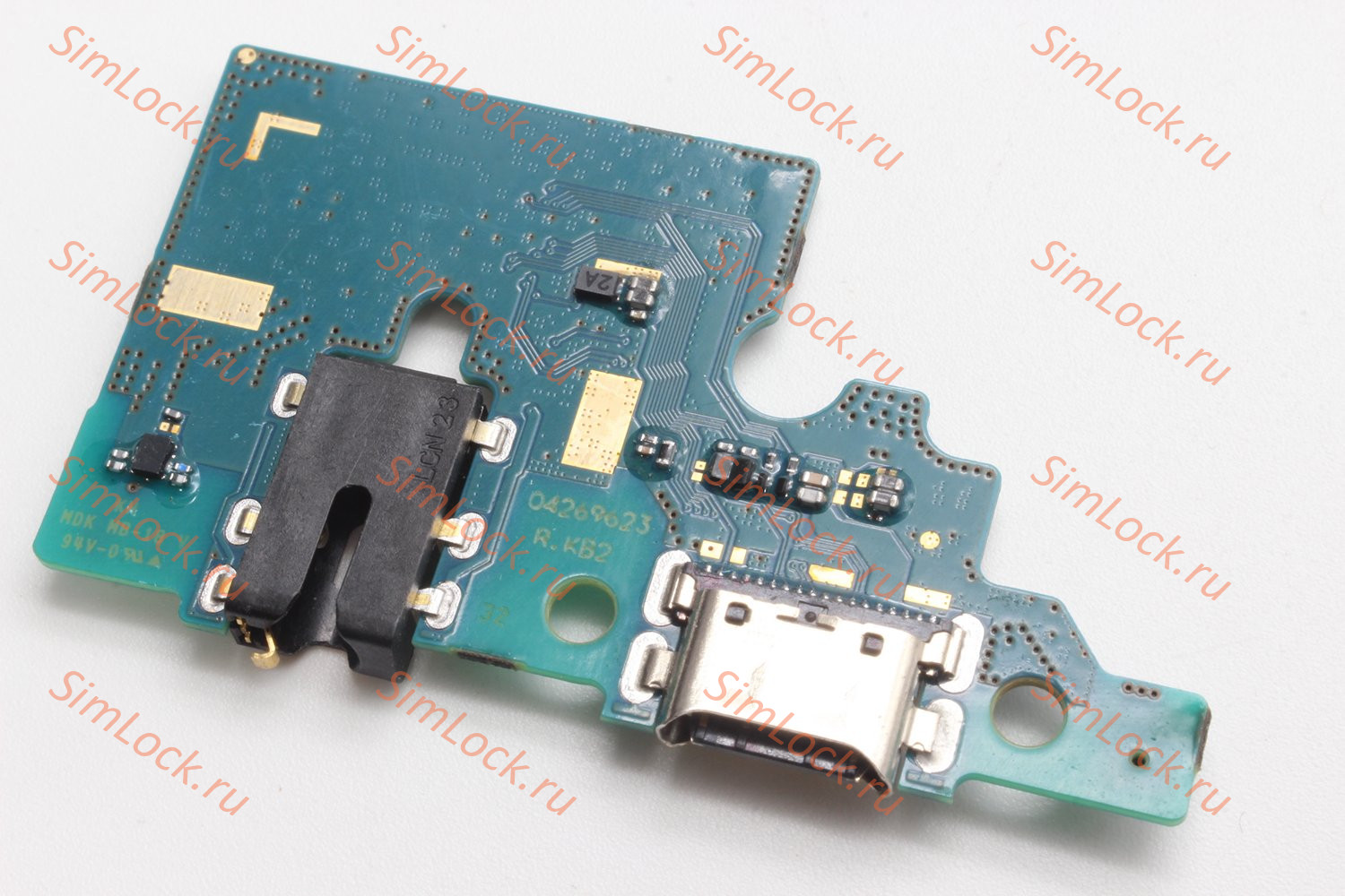 Нижняя плата (шлейф) Samsung A515F/DSN Galaxy A51 с разъемом зарядки, К-1