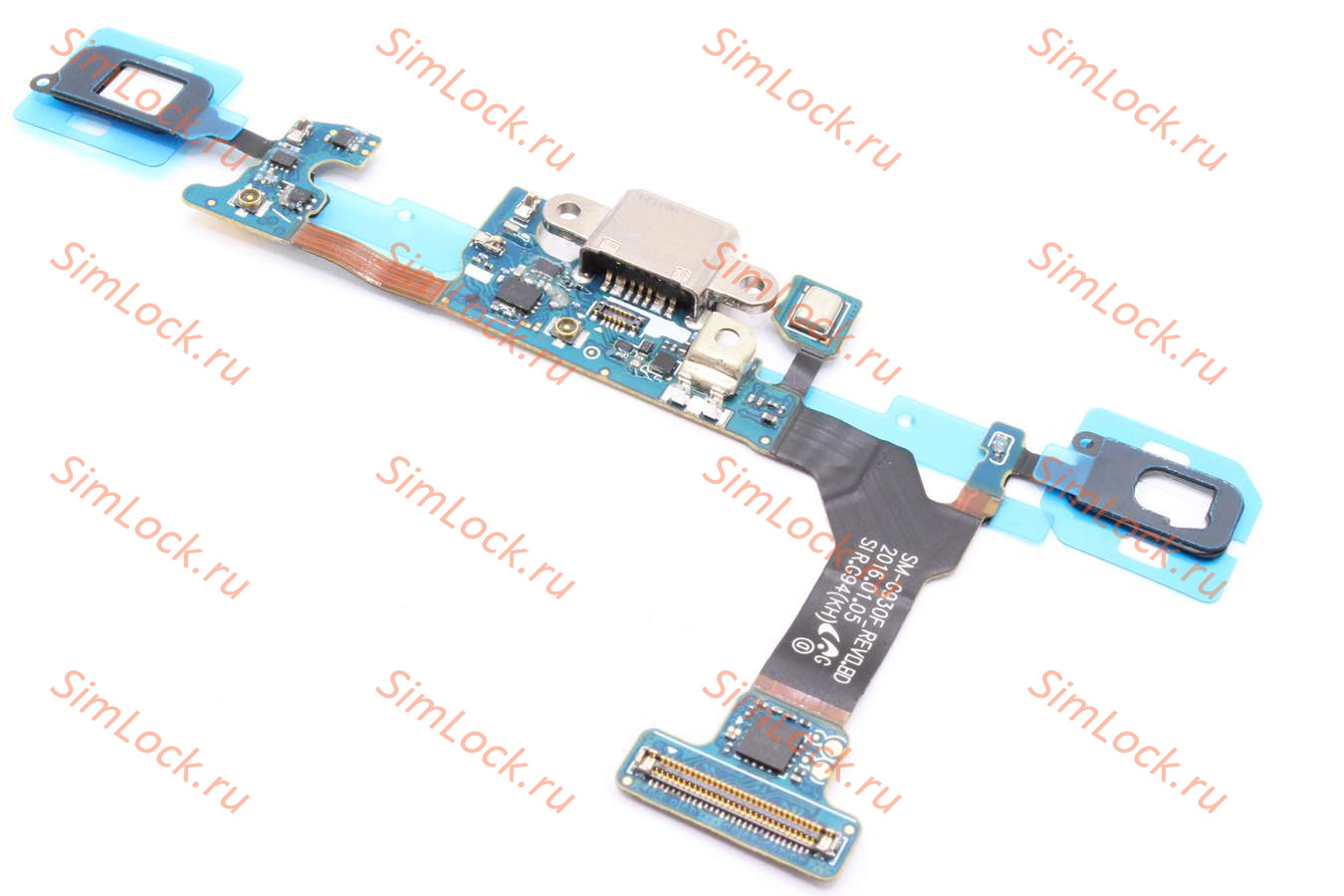 Нижняя плата (шлейф) Samsung G930F Galaxy S7 с разъемом зарядки, К-1