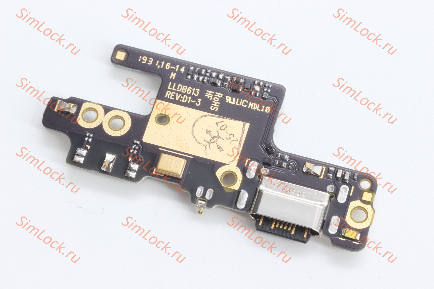 Нижняя плата (шлейф) Xiaomi Redmi Note 7 с разъемом зарядки, К-1