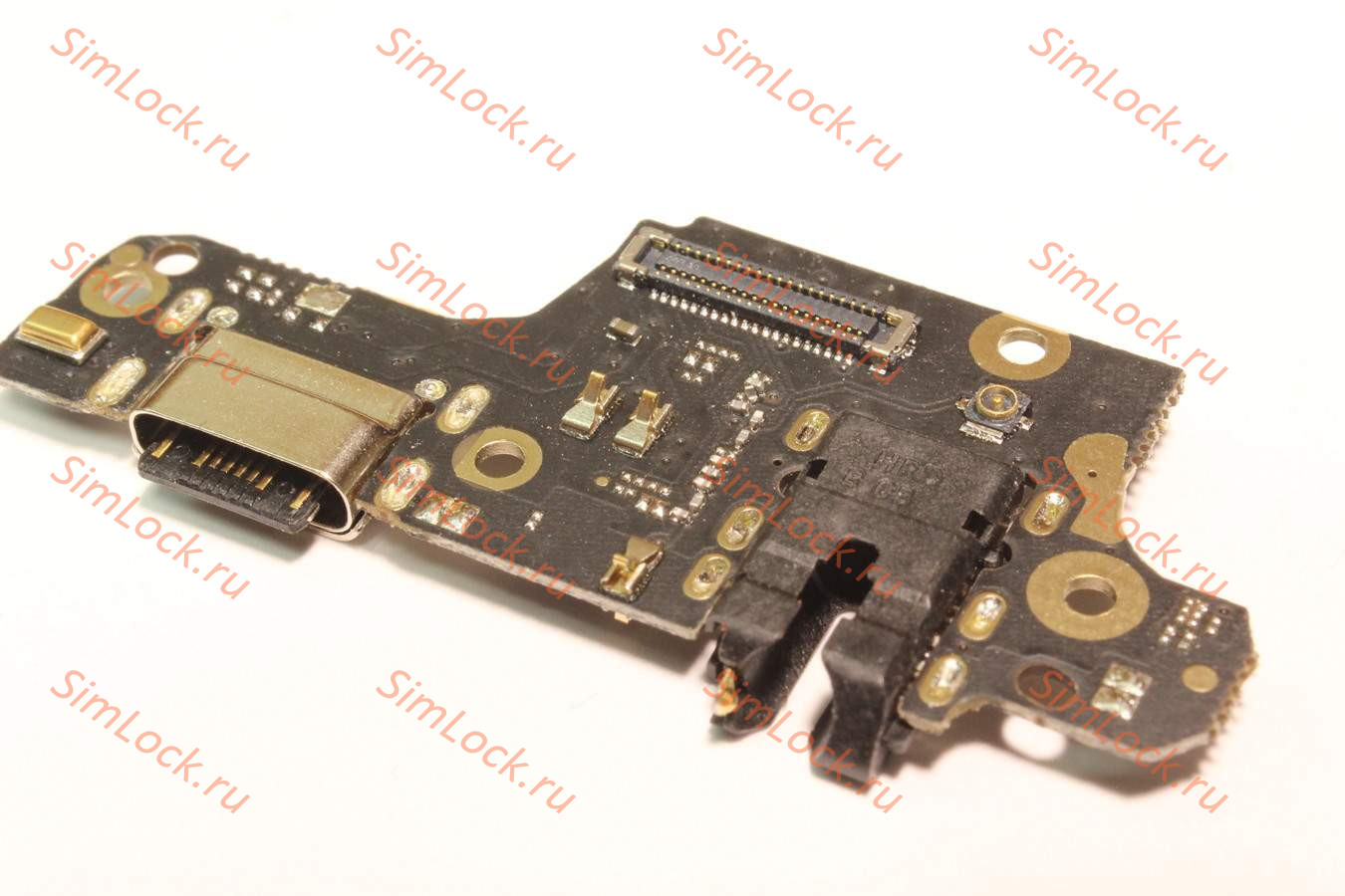 Нижняя плата (шлейф) Xiaomi Redmi Note 9S, Note 9 Pro с разъемом зарядки, К-4
