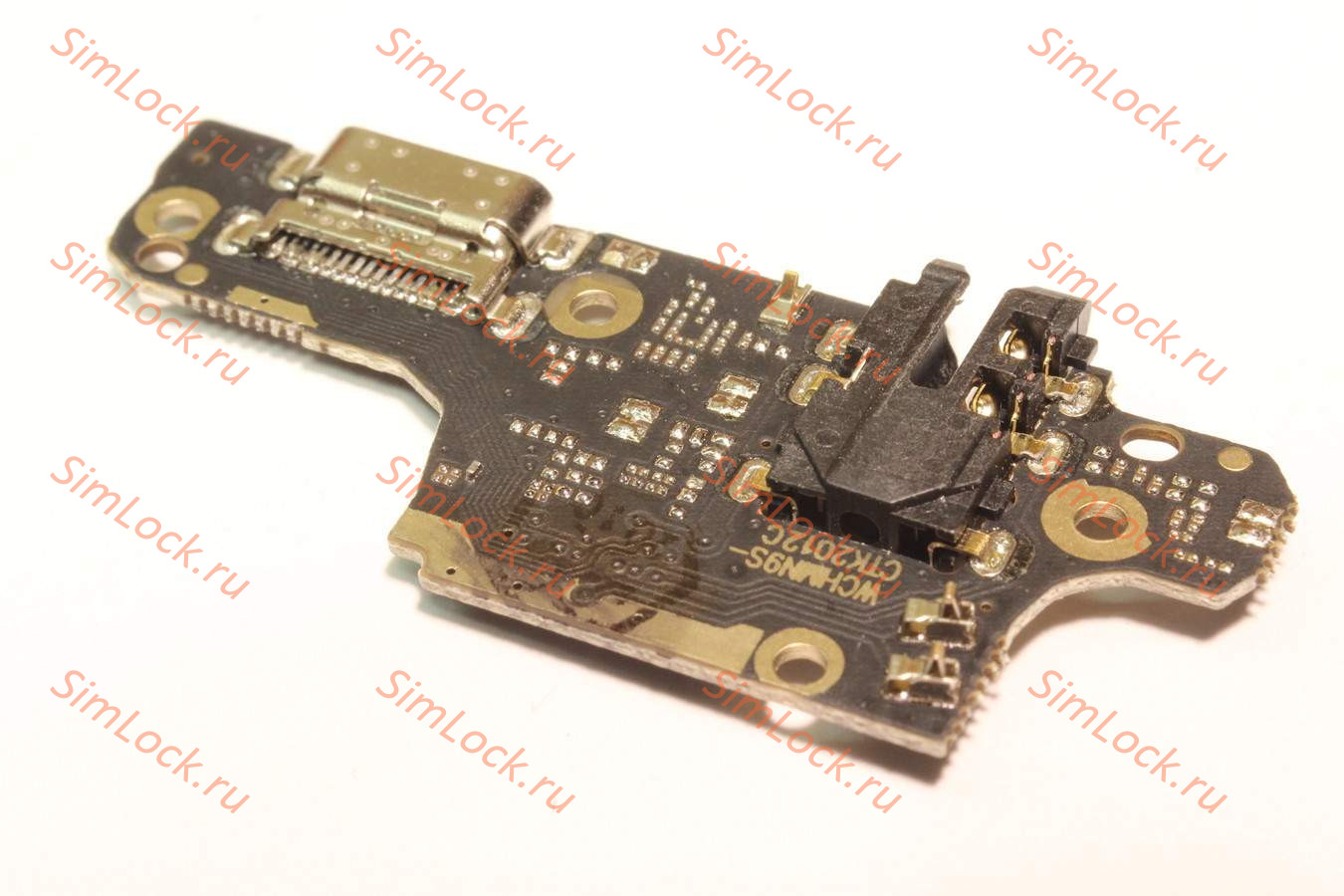 Нижняя плата (шлейф) Xiaomi Redmi Note 9S, Note 9 Pro с разъемом зарядки, К-4
