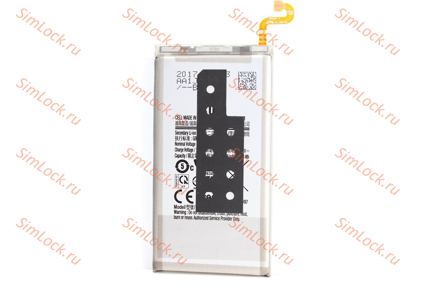 Аккумулятор Samsung A730F Galaxy A8 Plus (2018), оригинал, снятый с нового телефона