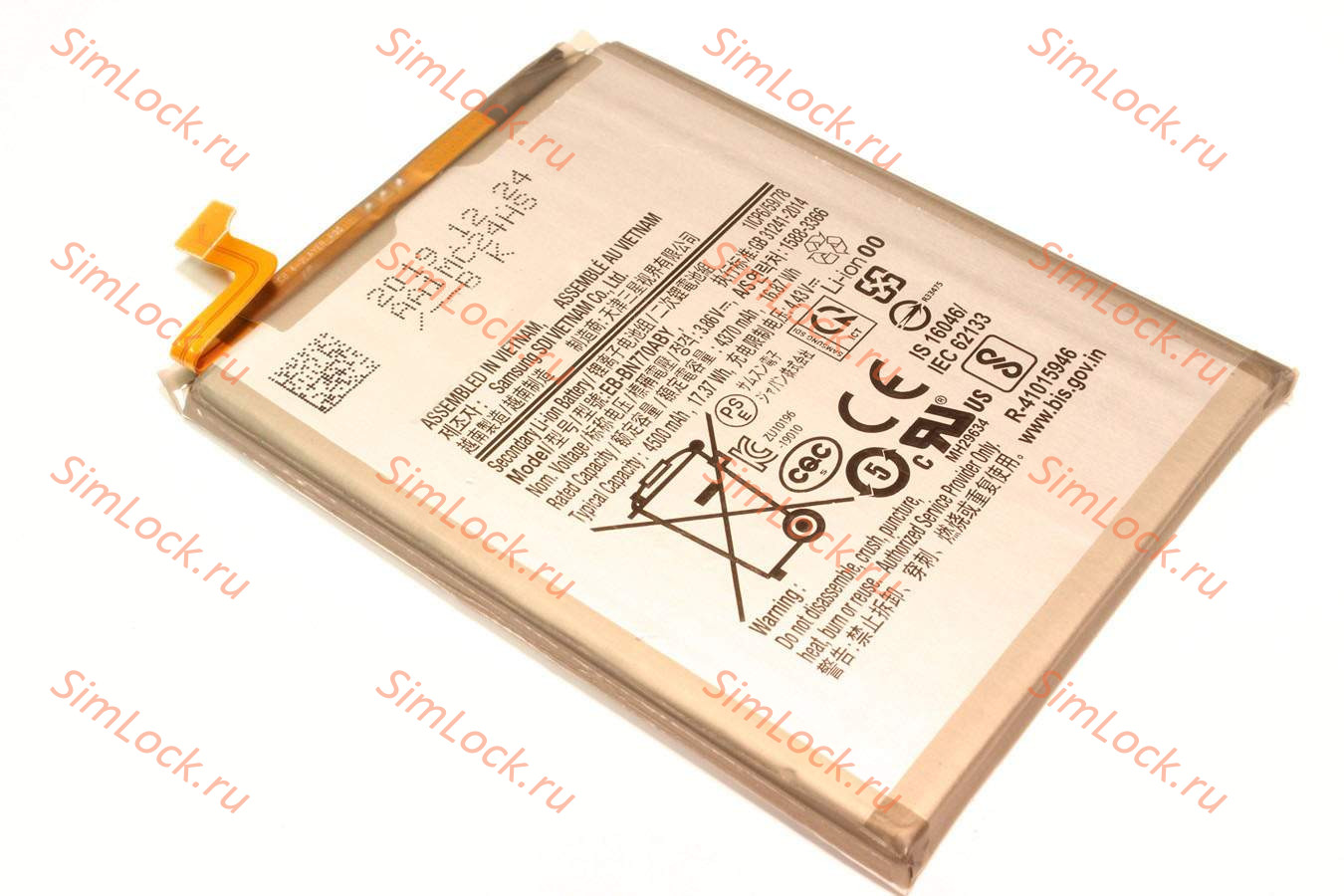 Аккумулятор Samsung N770F/DS Galaxy Note10 Lite, оригинал, снятый с нового телефона