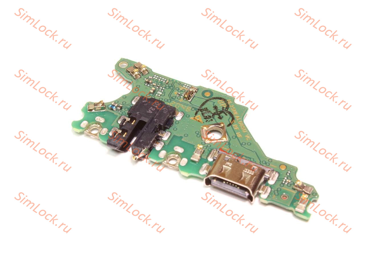 Нижняя плата (шлейф) Huawei Mate 20 Lite (SNE-LX1, SNE-L21) с разъемом зарядки, К-2