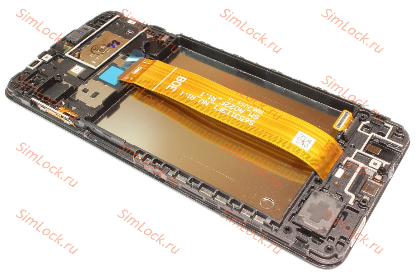 Дисплей Samsung A125F Galaxy A12, в рамке, оригинал