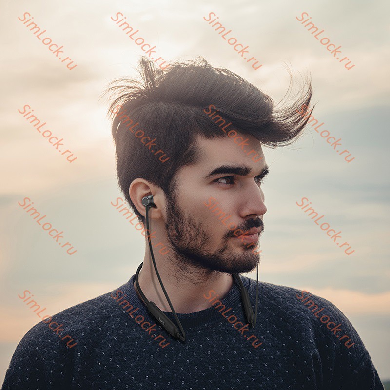 Беспроводные спортивные Bluetooth-наушники Hoco ES29 черные