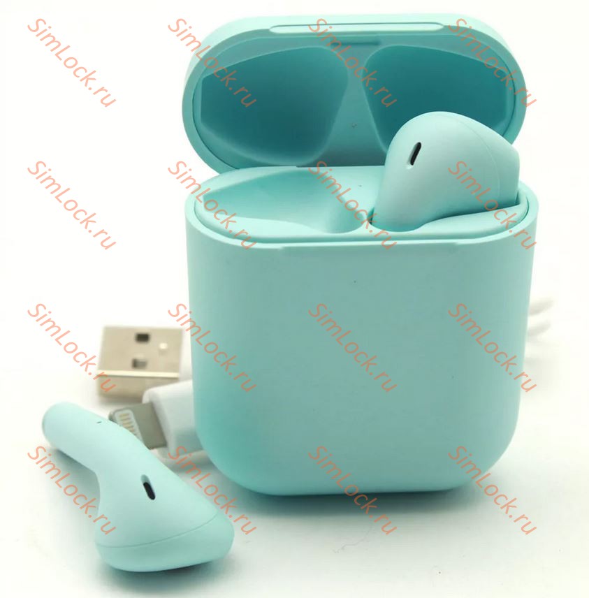 Беспроводные наушники inPods 12 TWS голубые