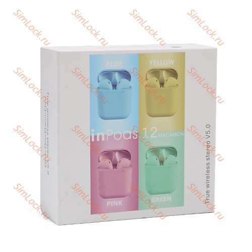 Беспроводные наушники inPods 12 TWS синие