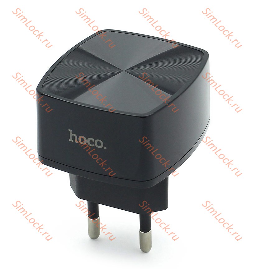 СЗУ HOCO C70A, 3A, черный, 18W, QC3.0 / QC2.0 + кабель microUSB