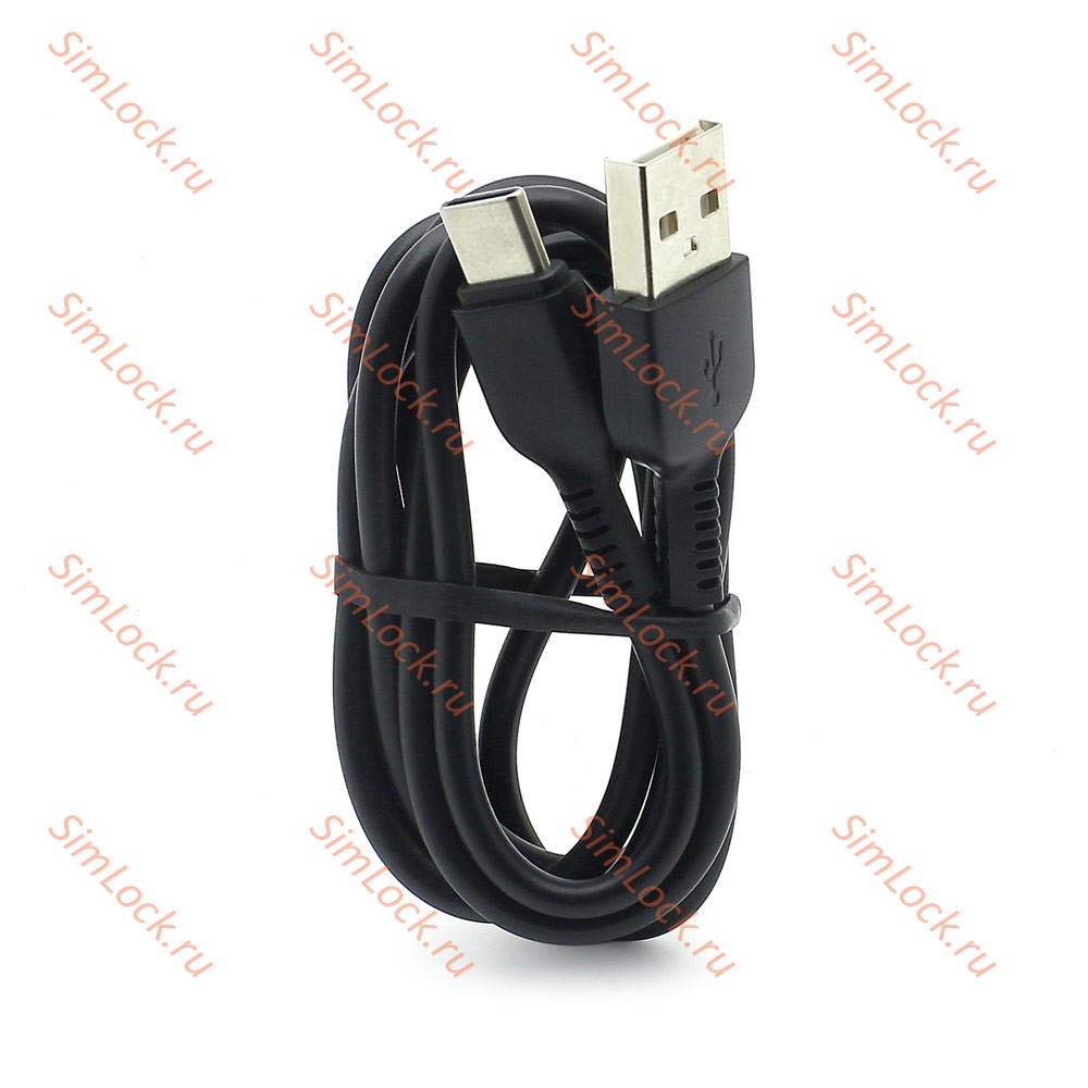 СЗУ HOCO C70A, 3A, черный, 18W, QC3.0 / QC2.0 + кабель Type-C