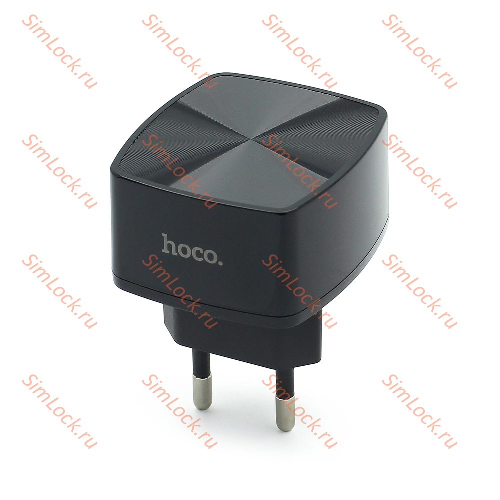 СЗУ HOCO C70A, 3A, черный, 18W, QC3.0 / QC2.0 + кабель Type-C