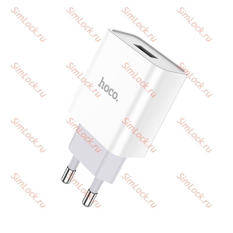 СЗУ HOCO C81A Asombroso, 2.1A, белый