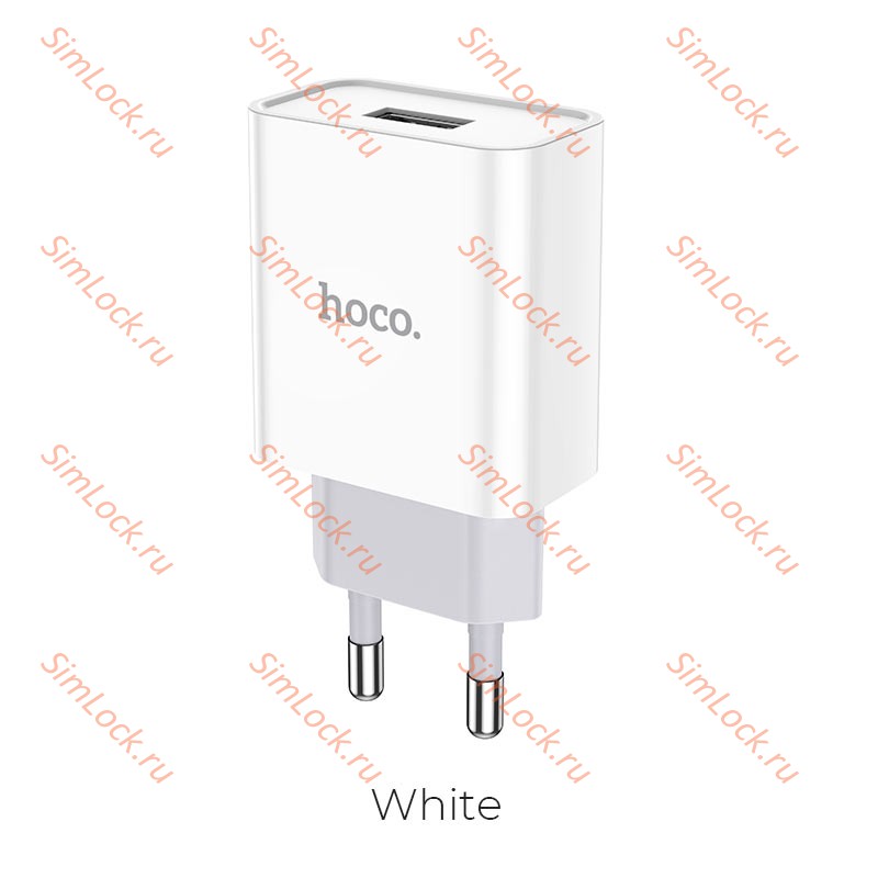 СЗУ HOCO C81A Asombroso, 2.1A, белый
