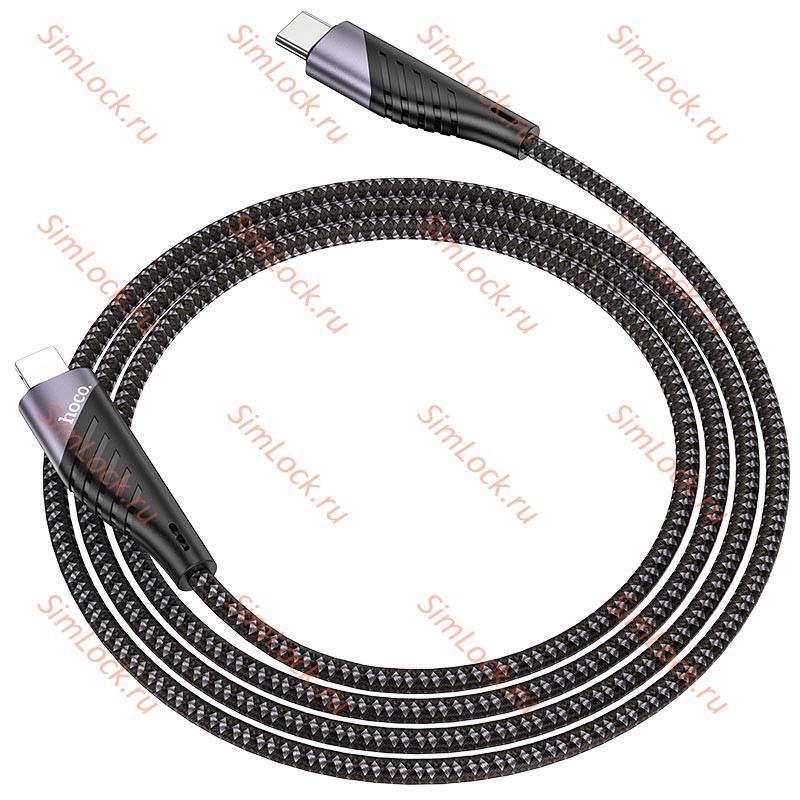 Кабель Type-C - Lightning HOCO U95, 20W, 120см, черный