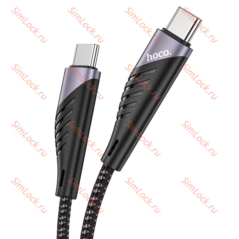 Кабель Type-C - Type-C HOCO U95, 3А, 60W, 1.5 м, черный