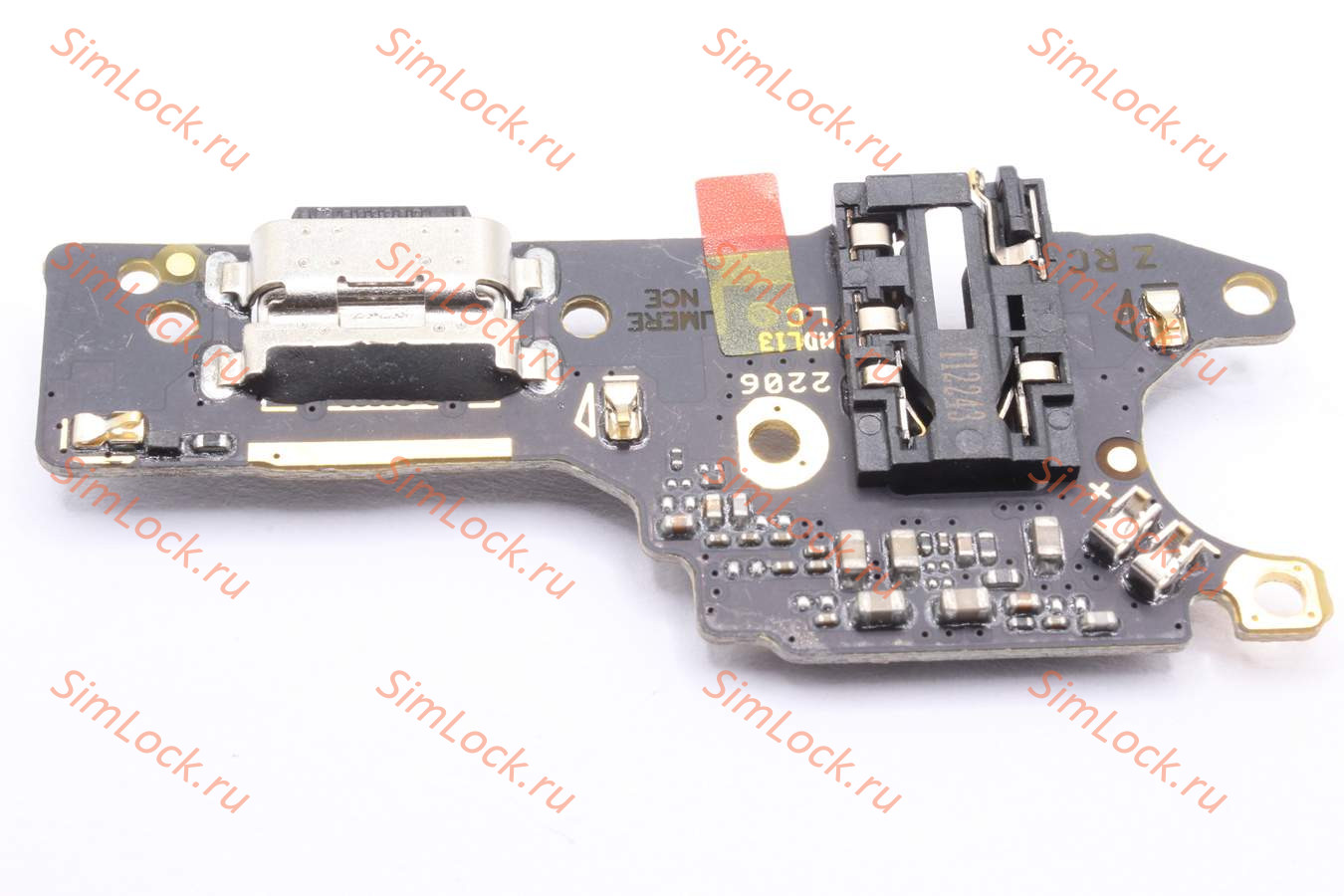 Нижняя плата (шлейф) Xiaomi Redmi Note 9 с разъемом зарядки, К-1