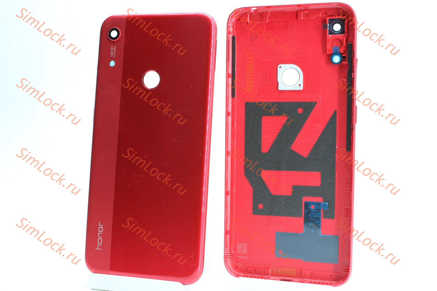 Задняя крышка Honor 8A (JAT-LX1), красный, К-1