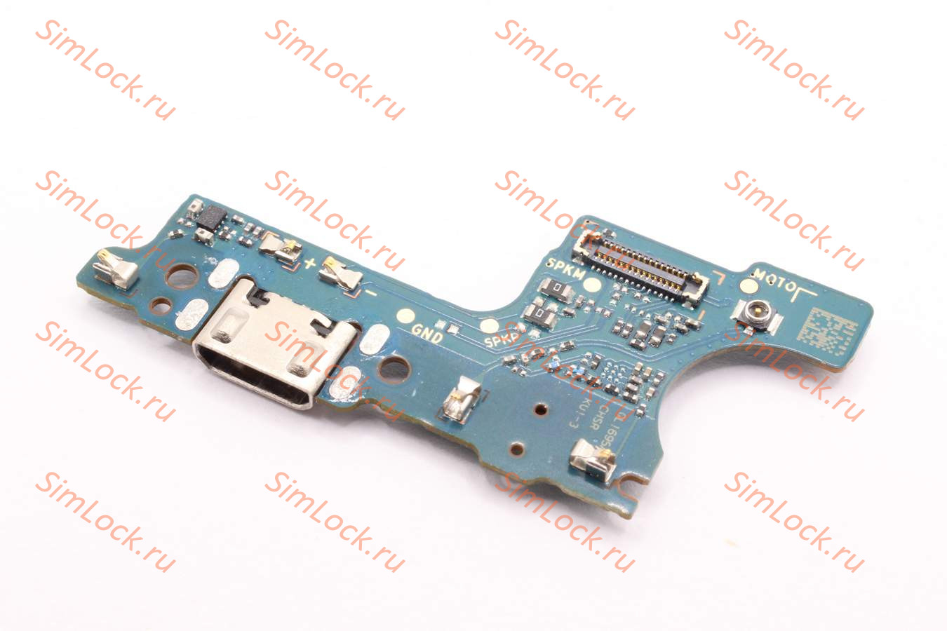 Нижняя плата (шлейф) Samsung A015F, M015F, Galaxy A01, M01 с разъемом зарядки, К-1