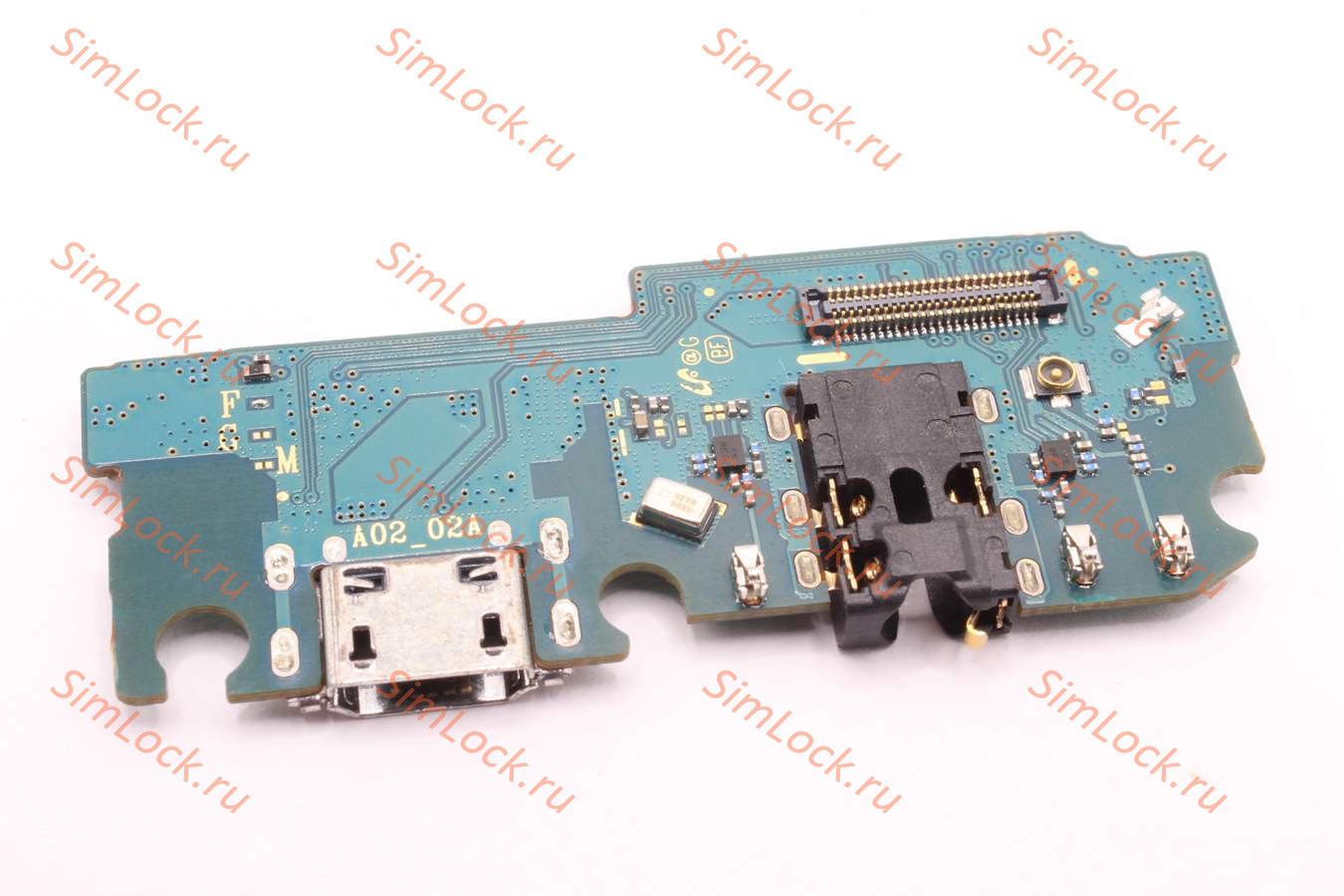 Нижняя плата (шлейф) Samsung A022F, Galaxy A02 с разъемом зарядки, К-1