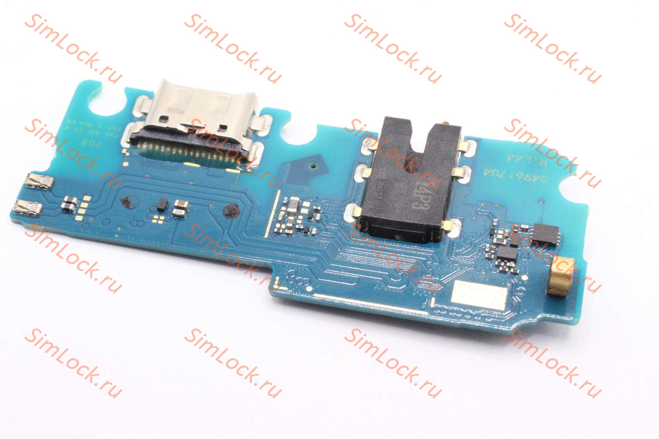 Нижняя плата (шлейф) Samsung A125F, M127F, Galaxy A12, M12 с разъемом зарядки, К-1