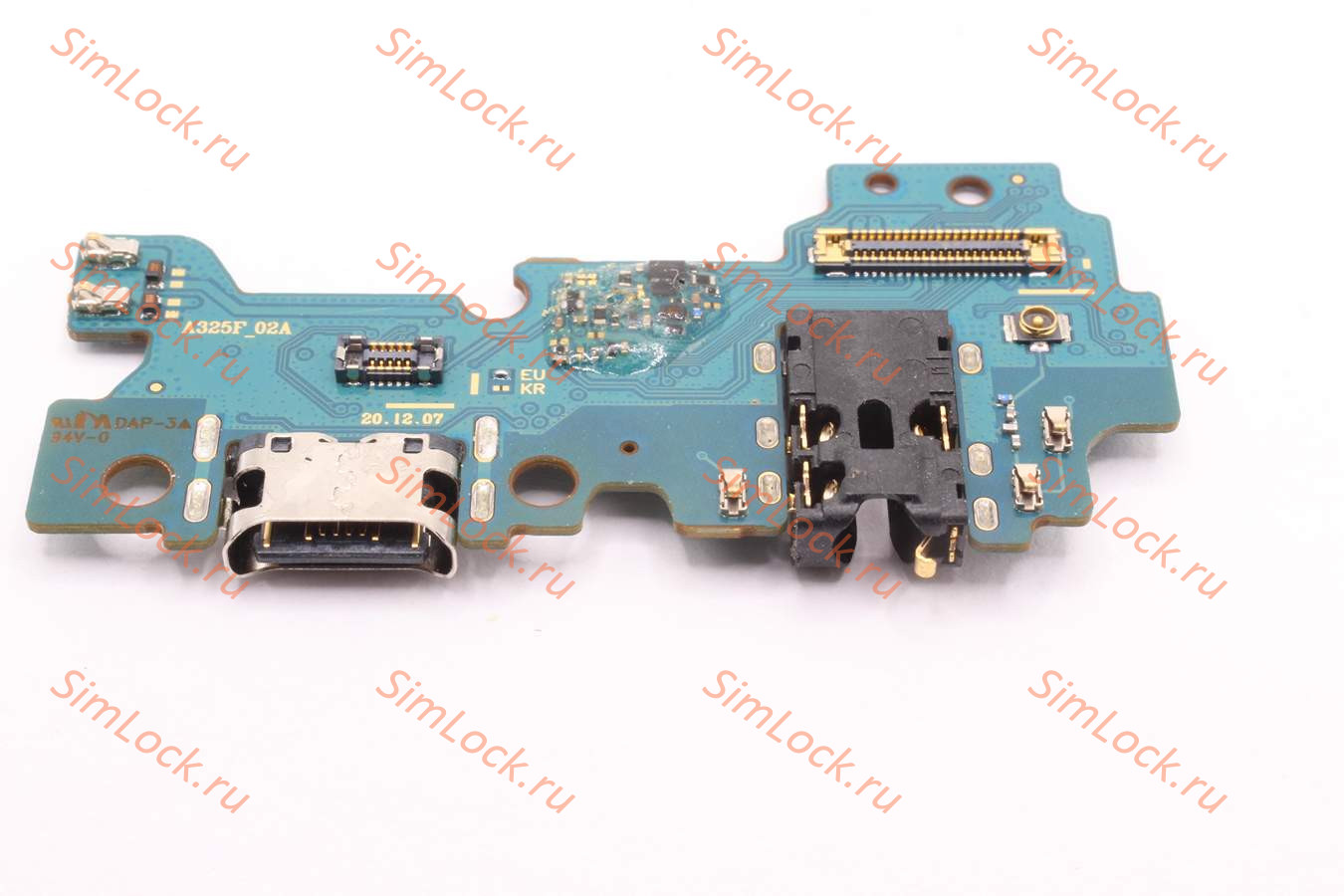 Нижняя плата (шлейф) Samsung A325F Galaxy A32 с разъемом зарядки, К-1