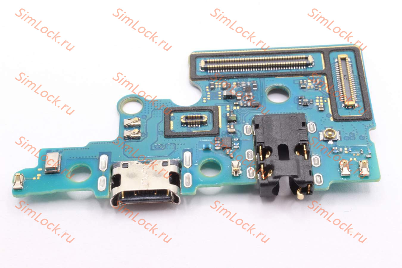 Нижняя плата (шлейф) Samsung A705F Galaxy A70 с разъемом зарядки, К-1