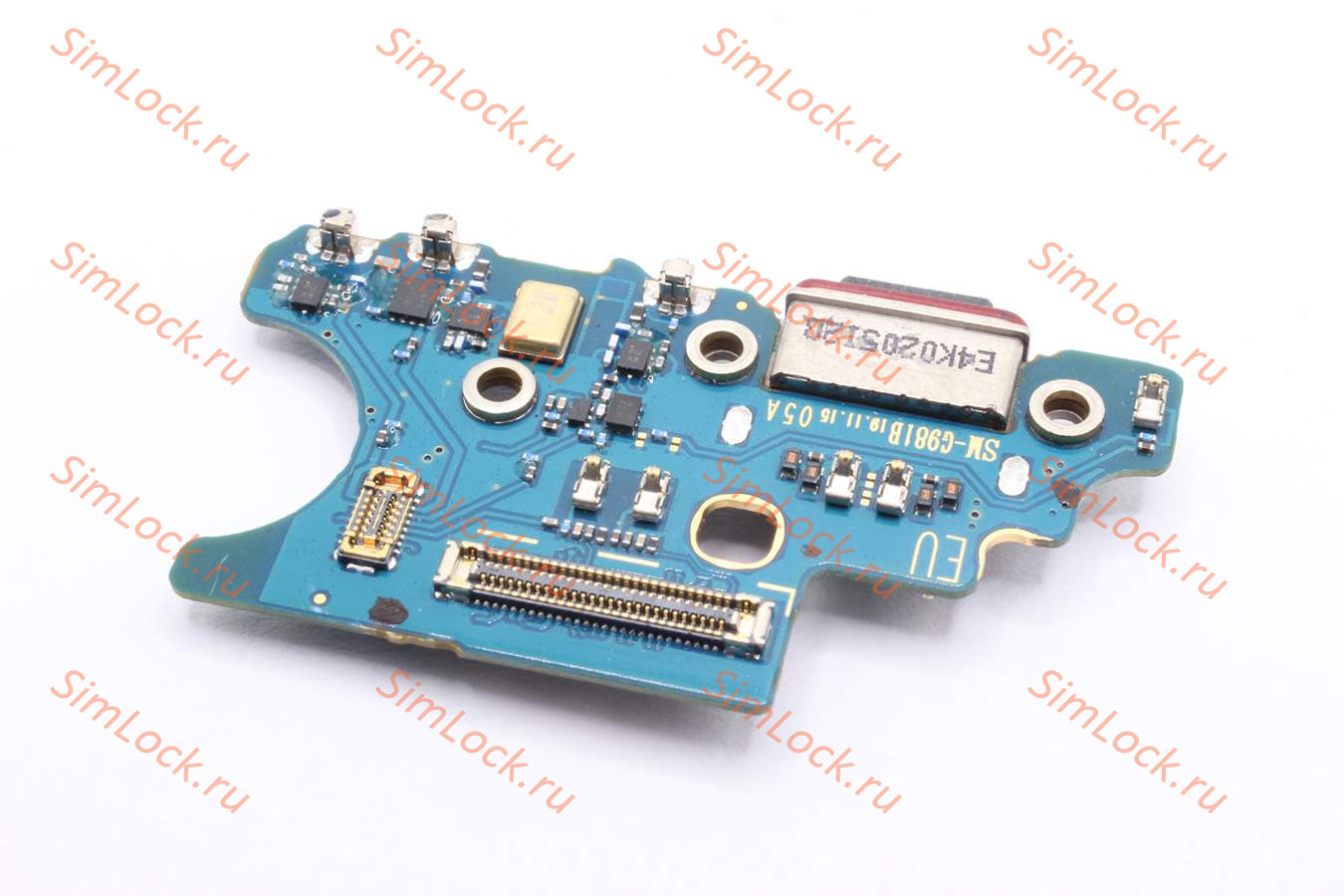 Нижняя плата (шлейф) Samsung G980F, G981B Galaxy S20, S20 5G с разъемом зарядки, К-1