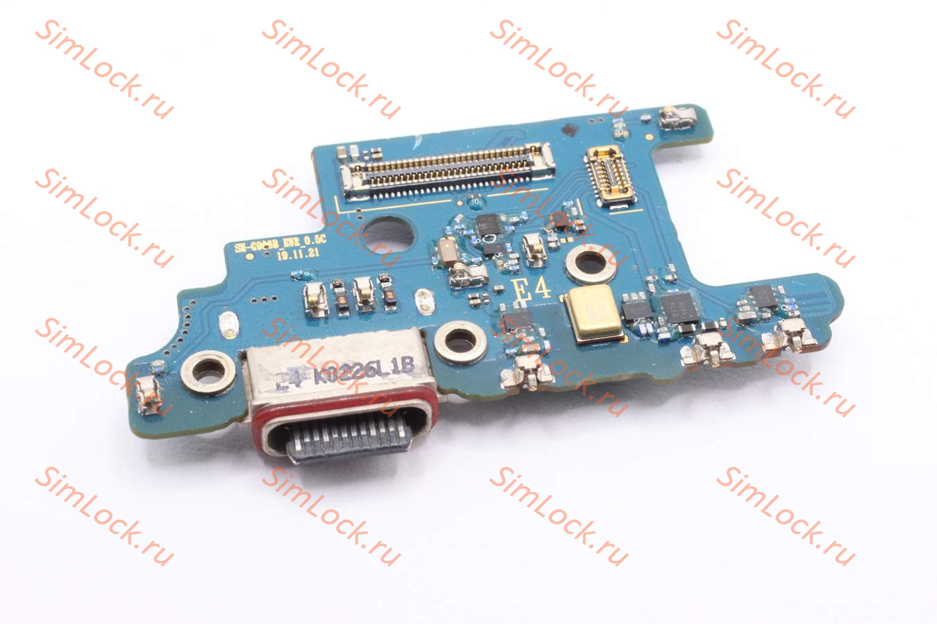 Нижняя плата (шлейф) Samsung G985F Galaxy S20 Plus с разъемом зарядки, К-1