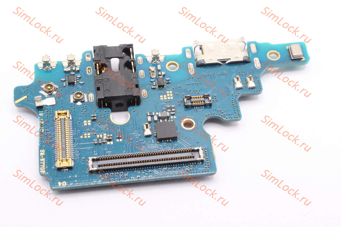 Нижняя плата (шлейф) Samsung N770F/DS Galaxy Note 10 Lite с разъемом зарядки, К-1