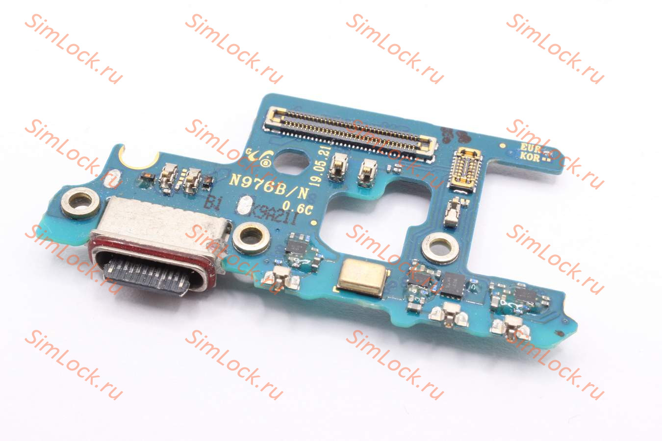 Нижняя плата (шлейф) Samsung N975F Galaxy Note 10 Plus с разъемом зарядки, К-1