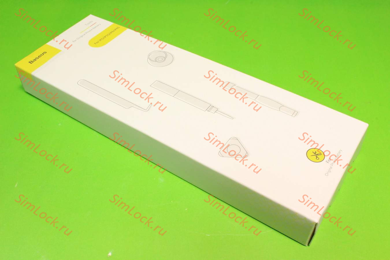 Набор инструментов Baseus для разбора iPhone 5/5S/6/6S/6S+, T0,8, крестовая 1,5, пинцет, присоска, две пластиковые лопатки и скотч для аккумулятора, ACDM-IP56S