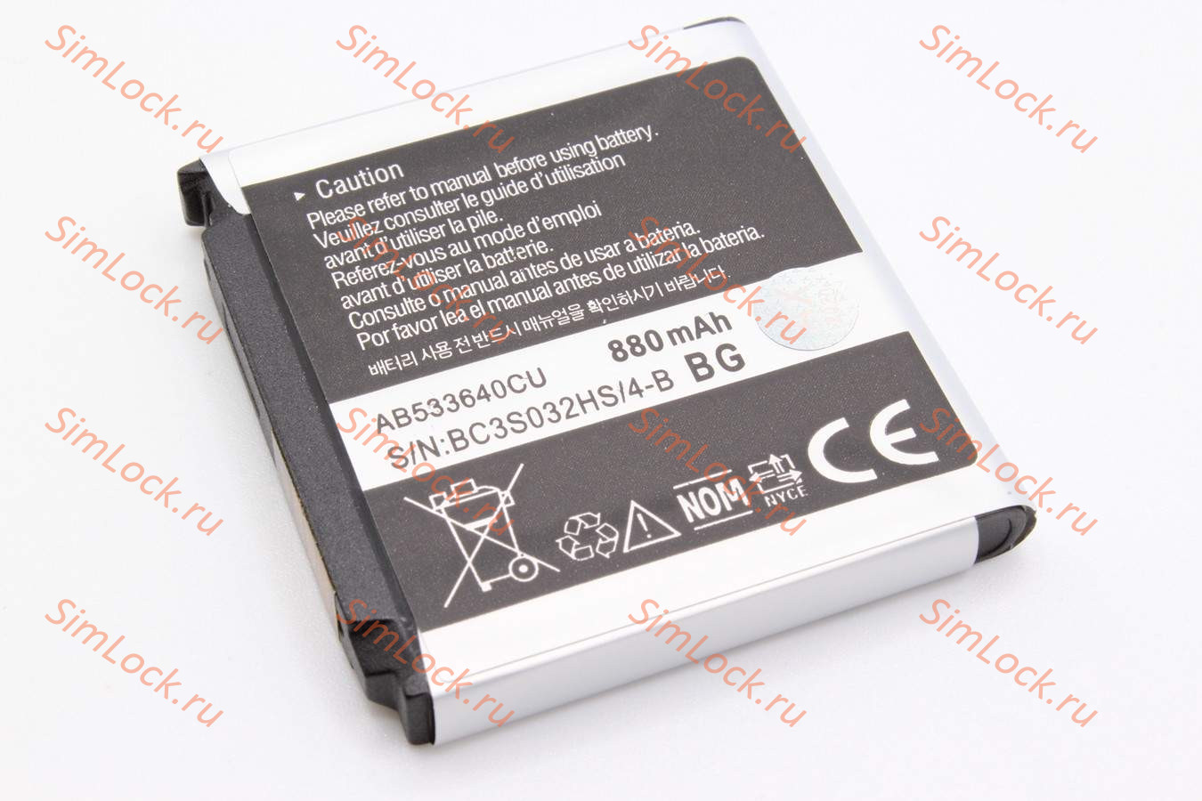 Аккумулятор Samsung S3600, G600, J770, C3110, F330, G400, S5320, J400, К-1