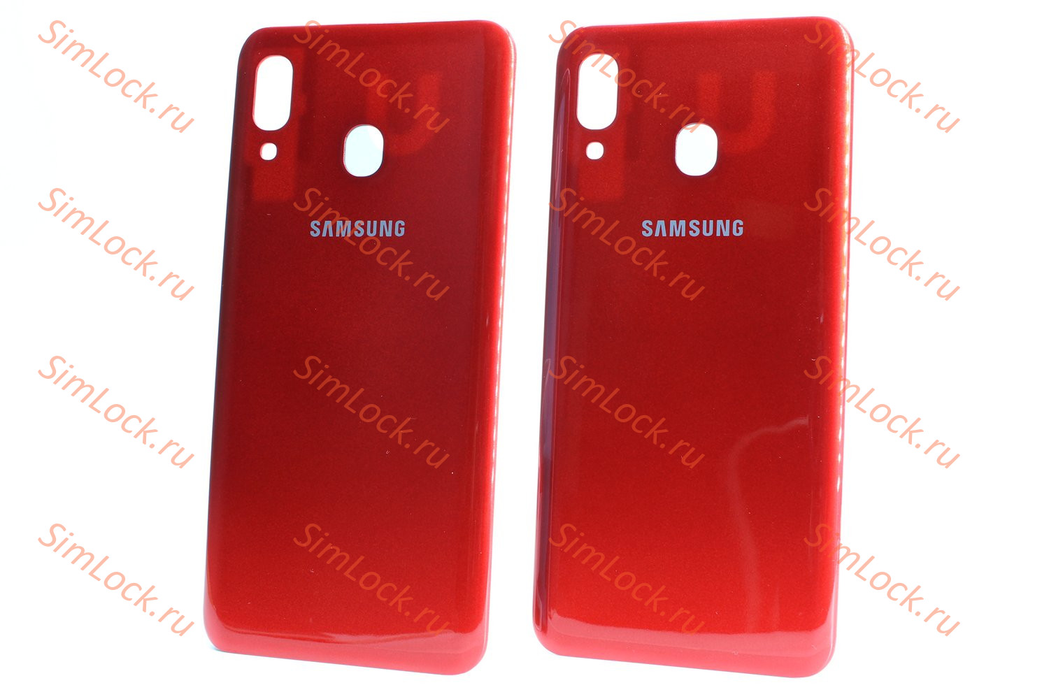 Задняя крышка Samsung A205 Galaxy A20, красный, К-2