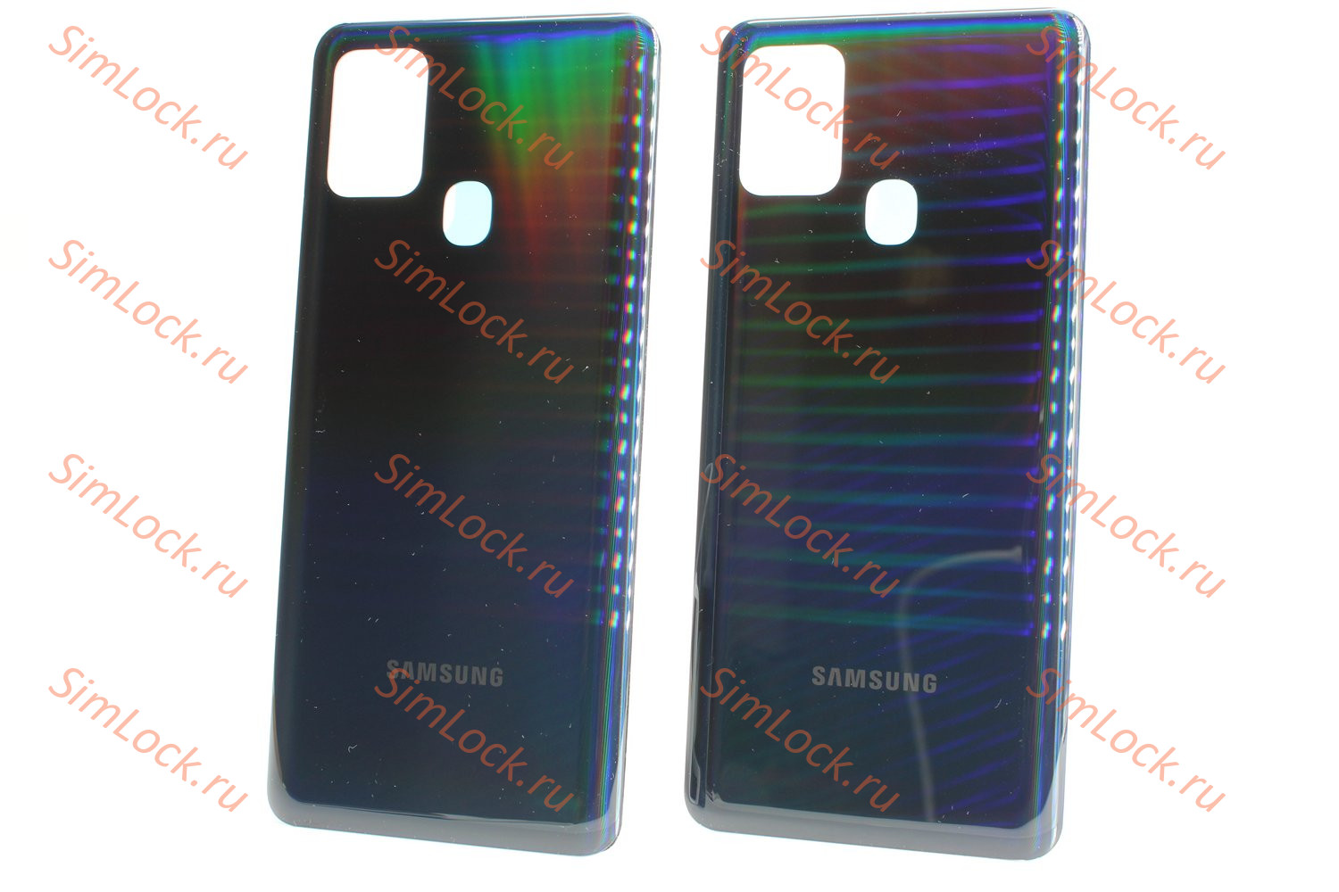 Задняя крышка Samsung A217 Galaxy A21s, черный, К-1