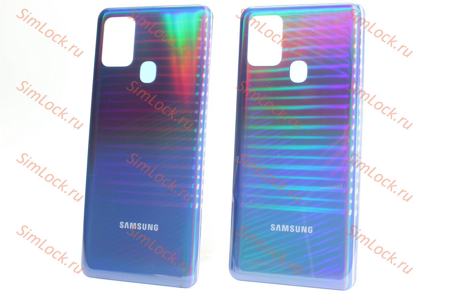 Задняя крышка Samsung A217 Galaxy A21s, синий, К-1