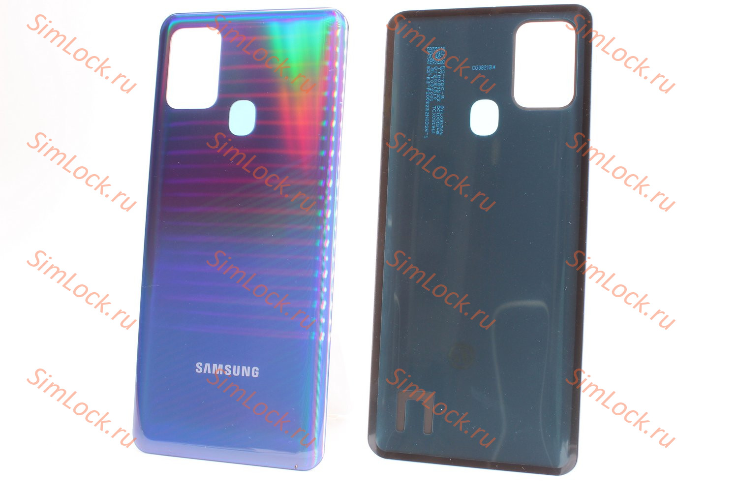 Задняя крышка Samsung A217 Galaxy A21s, синий, К-1