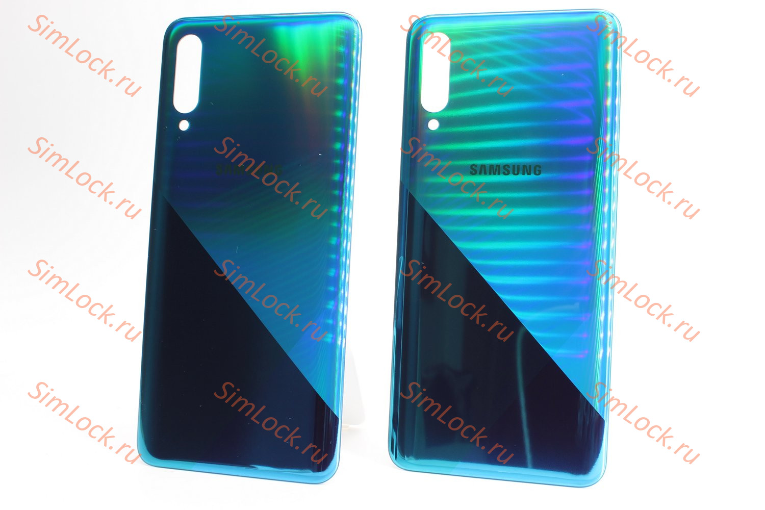 Задняя крышка Samsung A307 Galaxy A30s, бирюзовый, К-1