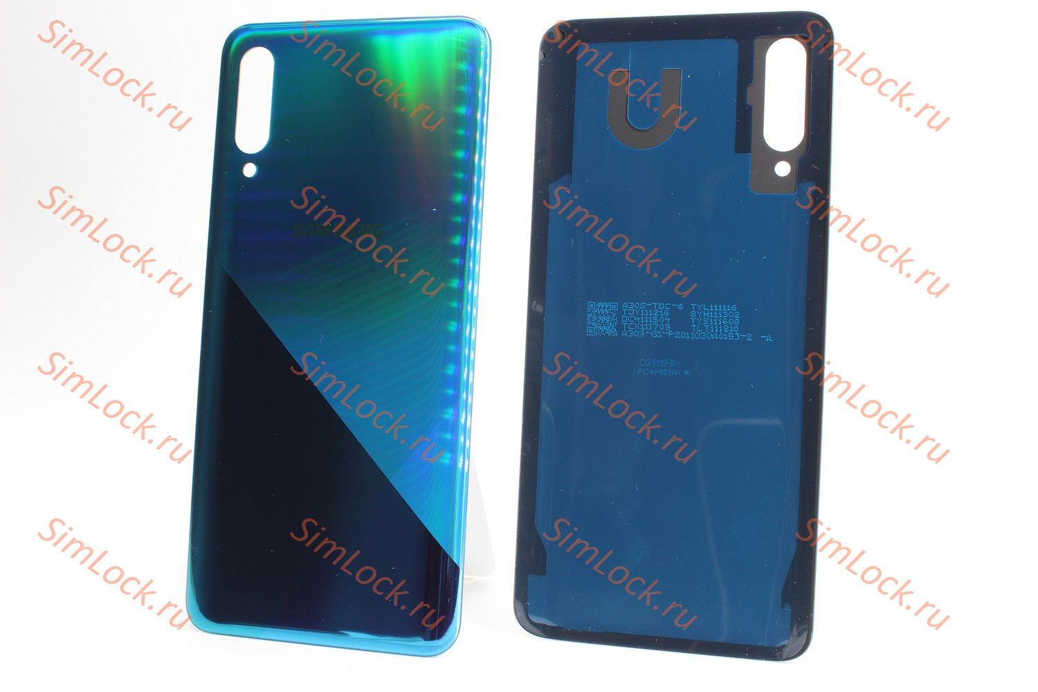 Задняя крышка Samsung A307 Galaxy A30s, бирюзовый, К-1