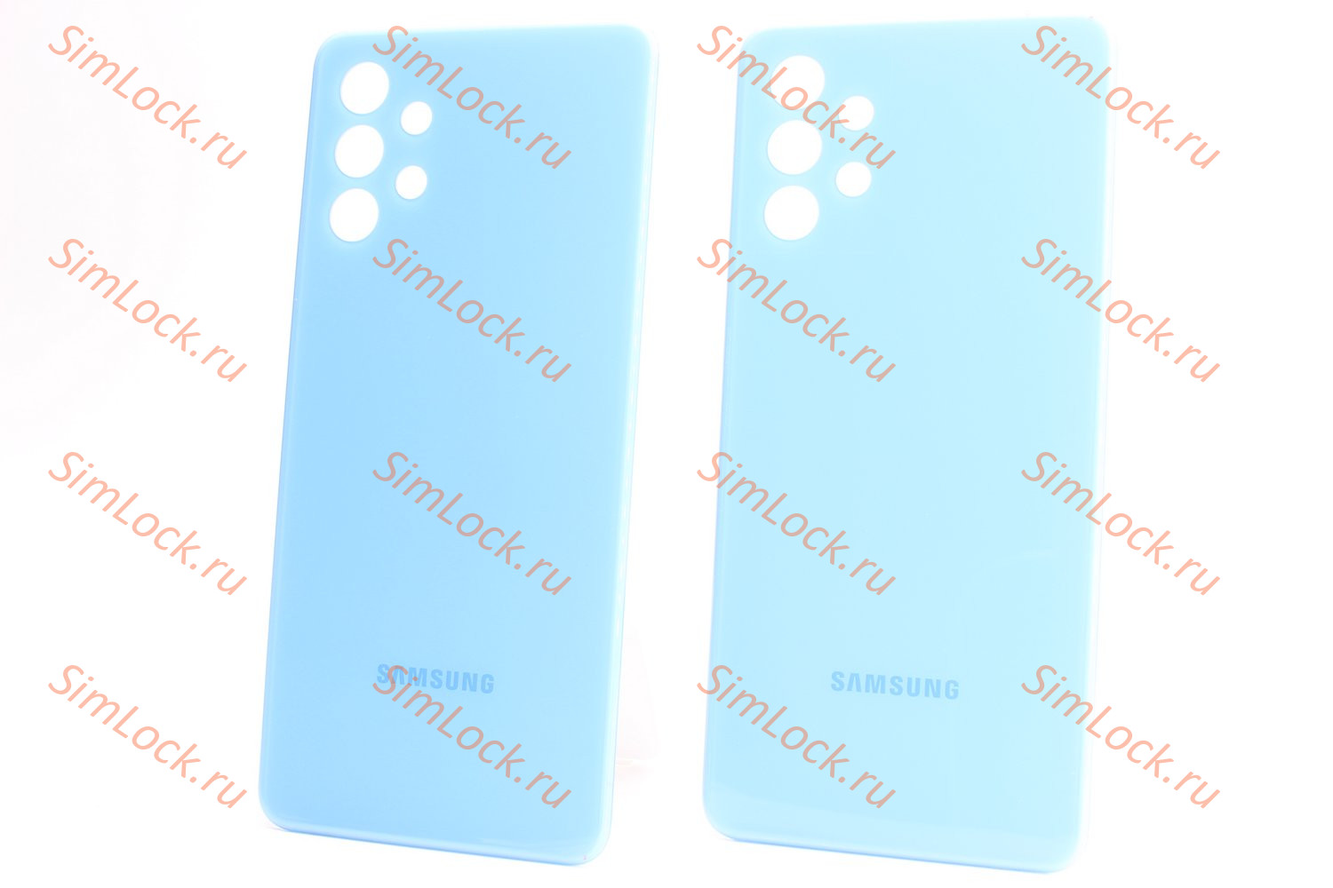 Задняя крышка Samsung A325 Galaxy A32, голубой, К-1