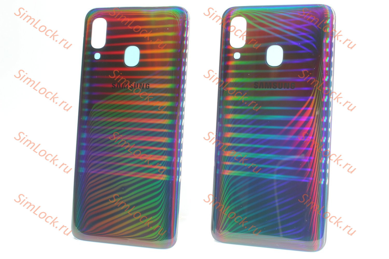 Задняя крышка Samsung A405 Galaxy A40, черный, К-1