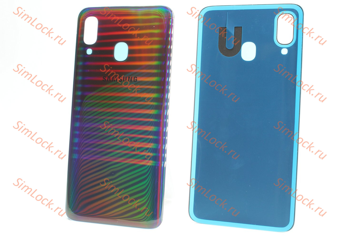 Задняя крышка Samsung A405 Galaxy A40, черный, К-1