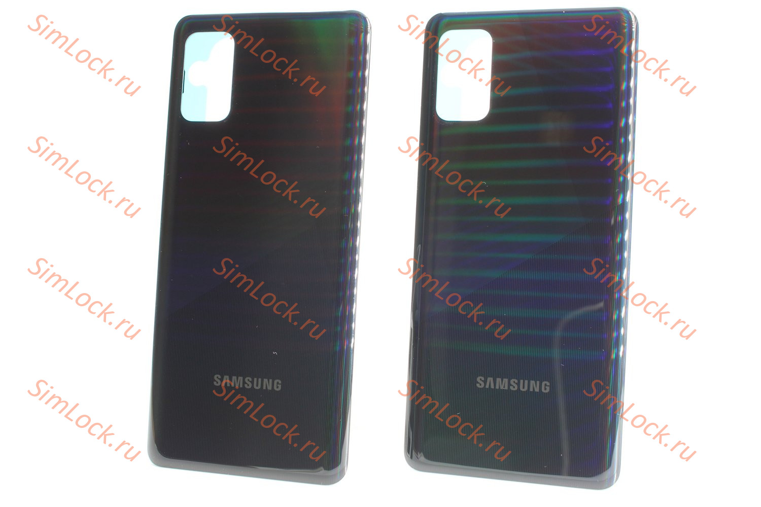 Задняя крышка Samsung A415 Galaxy A41, черный, К-1