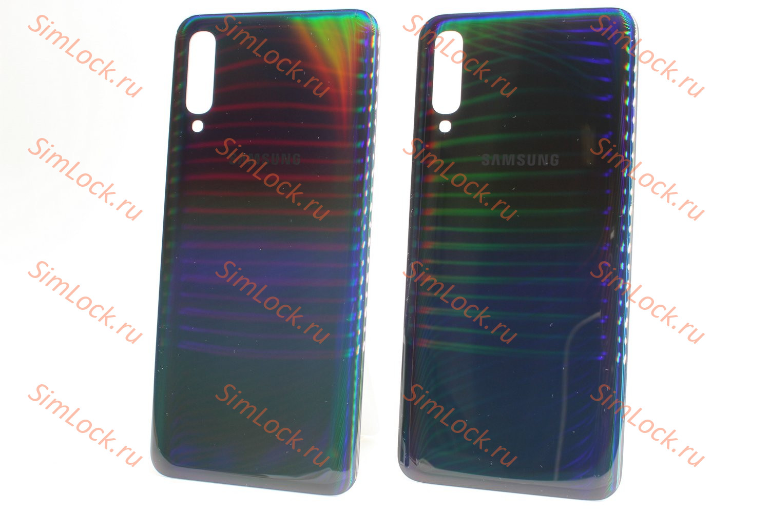 Задняя крышка Samsung A505 Galaxy A50, черный, К-1