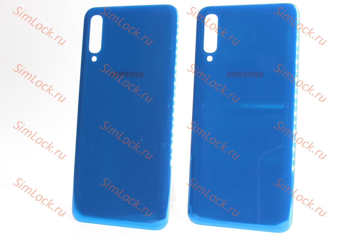 Задняя крышка Samsung A505 Galaxy A50, синий, К-1