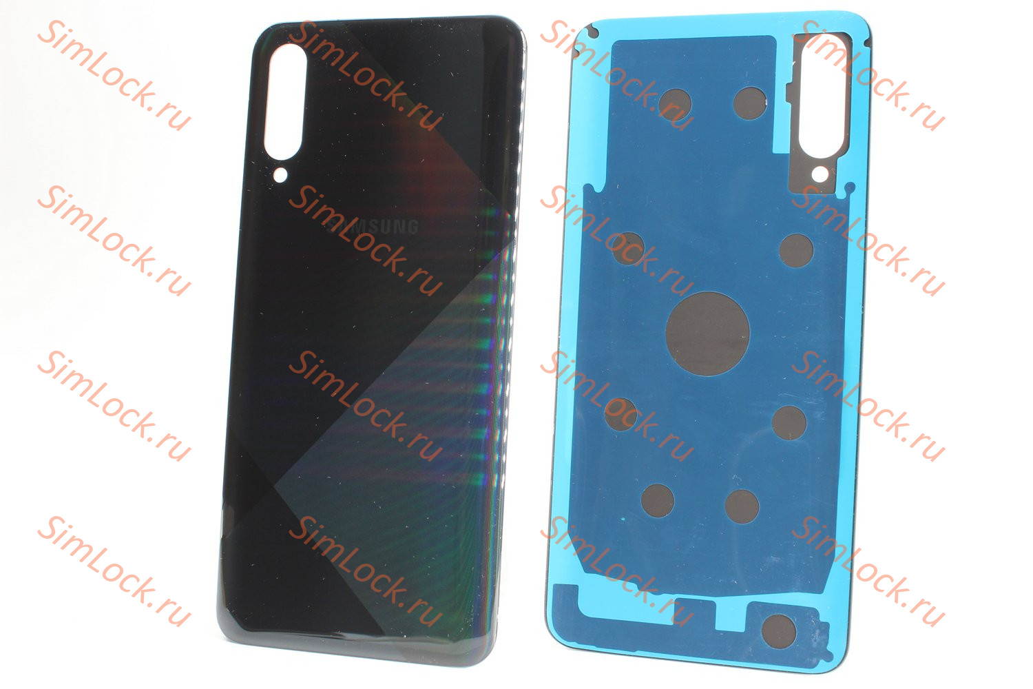 Задняя крышка Samsung A507 Galaxy A50s, черный, К-1