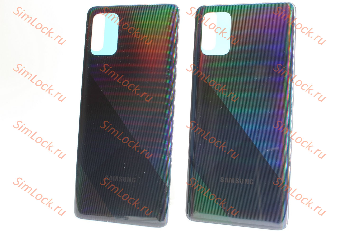 Задняя крышка Samsung A715 Galaxy A71, черный, К-1