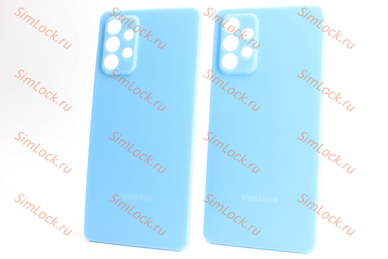 Задняя крышка Samsung A725 Galaxy A72, голубой, К-2