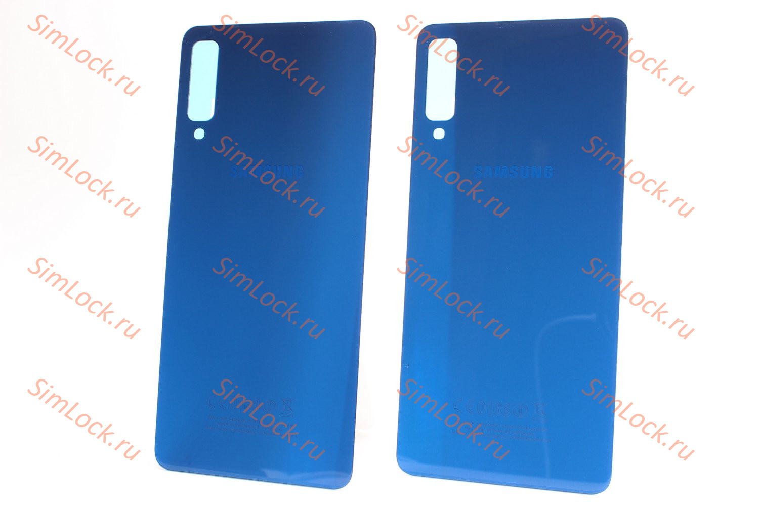 Задняя крышка Samsung A750 Galaxy A7 2018, синий, К-2