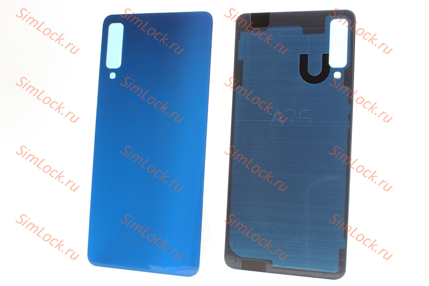 Задняя крышка Samsung A750 Galaxy A7 2018, синий, К-2